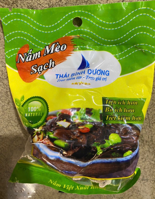 Nấm mèo sạch Thái Bình Dương 20g